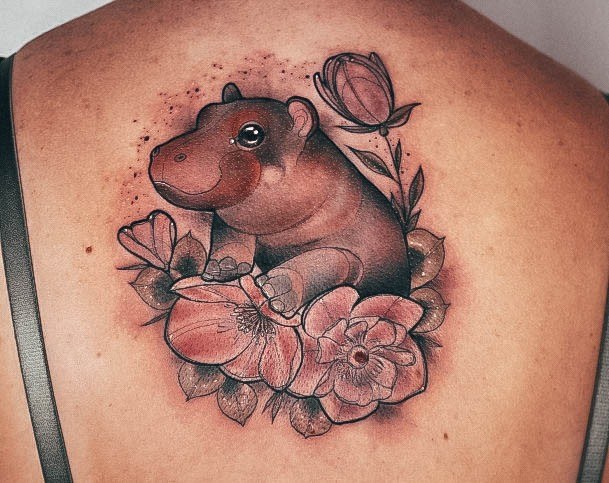 Hippo Womens Tattoos