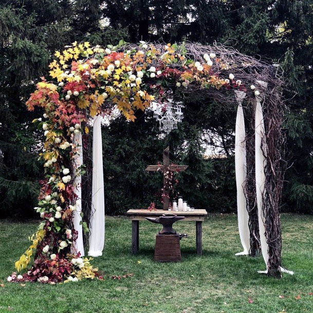 Holy Cross Wedding Ceremony Decorations