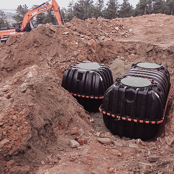 Home Building Stages Septic Tanks