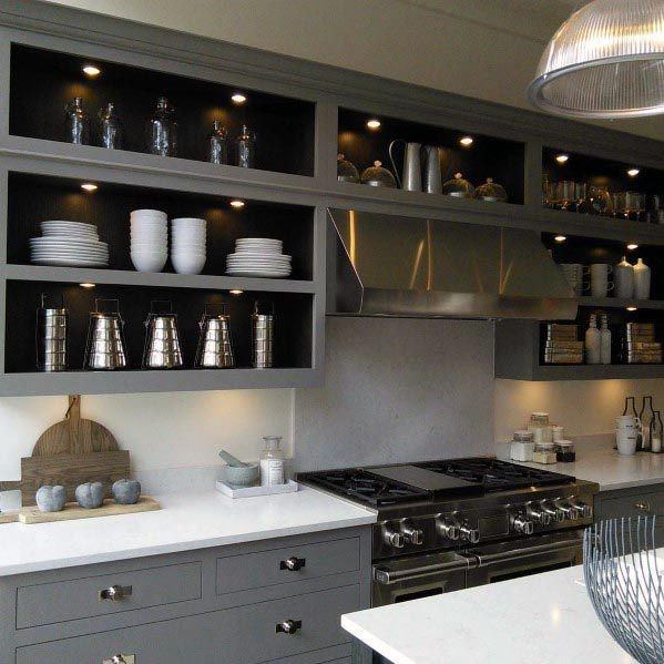 Home Interior Designs Grey Kitchen