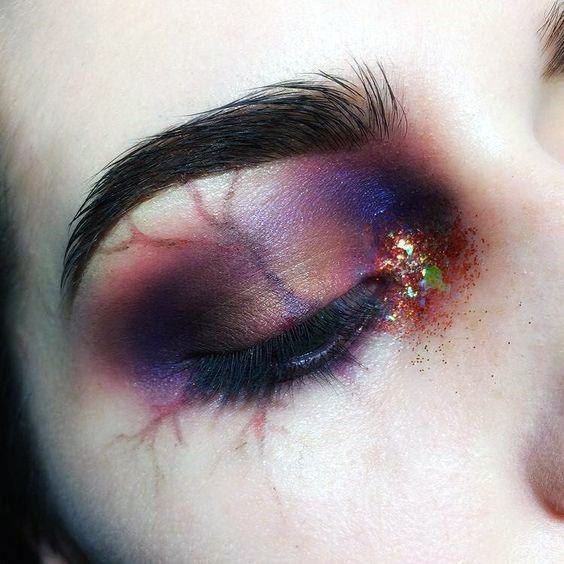 Horrifying Halloween Eyeshadow Women