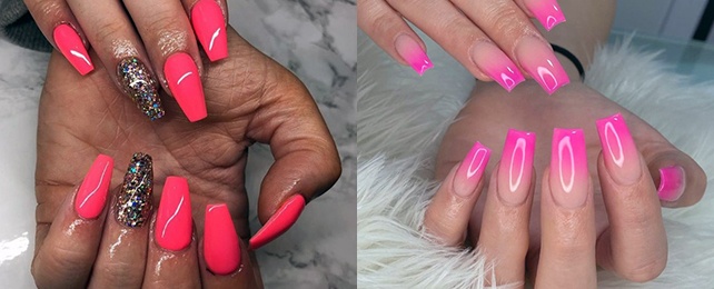 Top 60 Best Hot Pink Nails for Women – Spunky Design Ideas