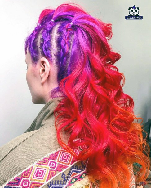 Hot Pinkic Womens Hot Pink Hairstyles Ideas