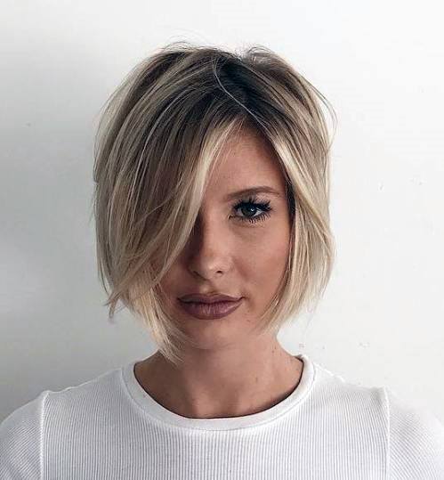 Hottest Chin Length Bob Haircut For Fine Thin Hair