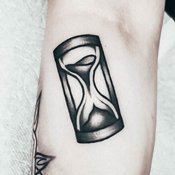 Hourglass Womens Tattoo Designs Tiny Simple