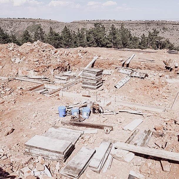 How Our House Was Built Stem Walls