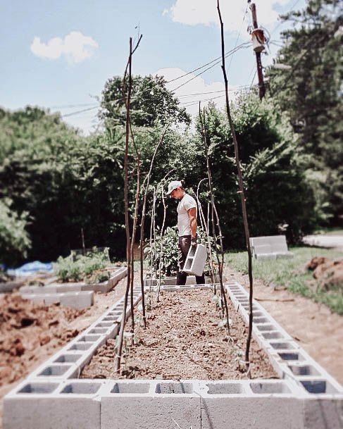 How To Make A Raised Cinderblock Garden Bed