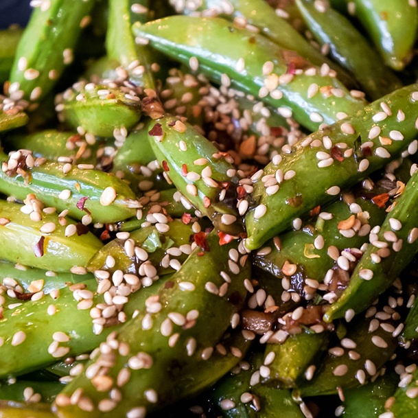 How To Stir Fry Sesame Seed Sugar Snap Peas Recipes