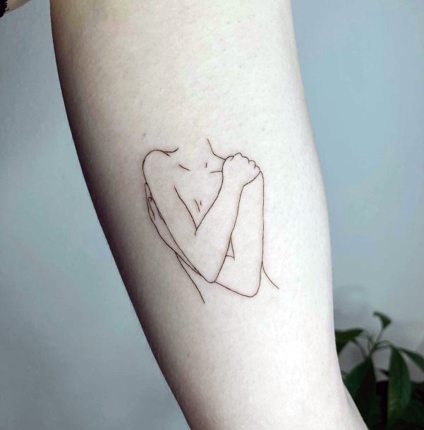 Hug Tattoos For Girls