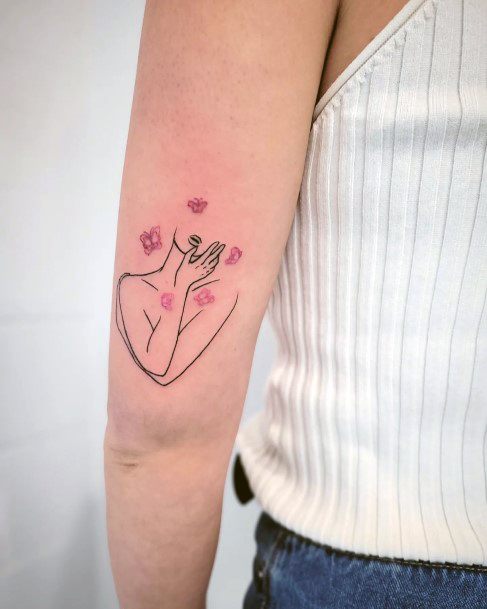 Hug Womens Tattoos