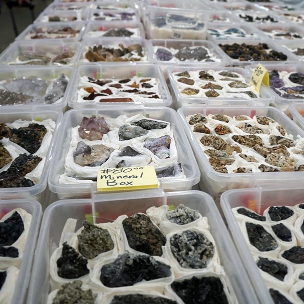 Huge Mineral Boxes For Sale Denver Gem And Mineral Show