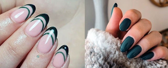 Top 100 Best Hunter Green Nails For Women – Popular Fingernail Designs