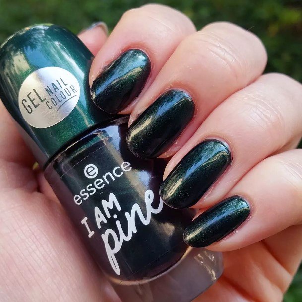 Hunter Green Womens Nails