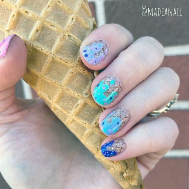 Ice Cream Nail Design Inspiration For Women