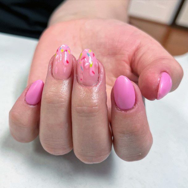 Ice Cream Nail Feminine Designs