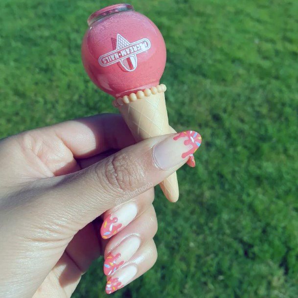 Ice Cream Womens Feminine Ice Cream Nails