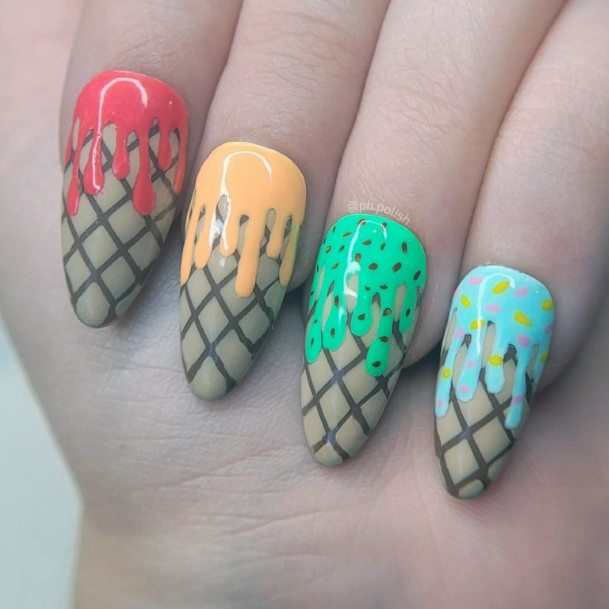 Ice Creamic Womens Ice Cream Nail Designs