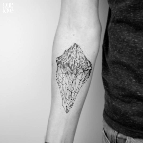 Iceberg Tattoo Design Inspiration For Women