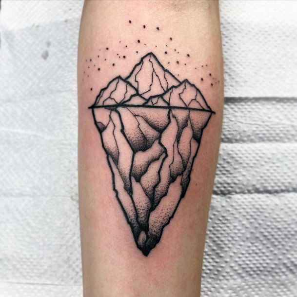 Iceberg Womens Feminine Iceberg Tattoos