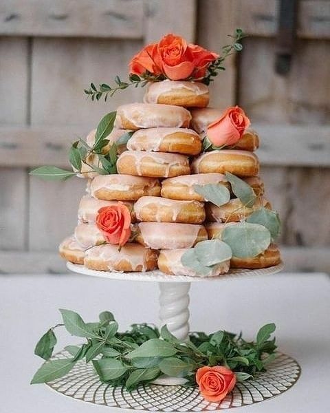 Icy Donuts Wedding Cake