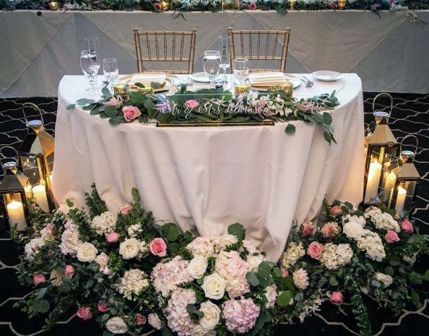 Ideal Wedding Head Table Decor