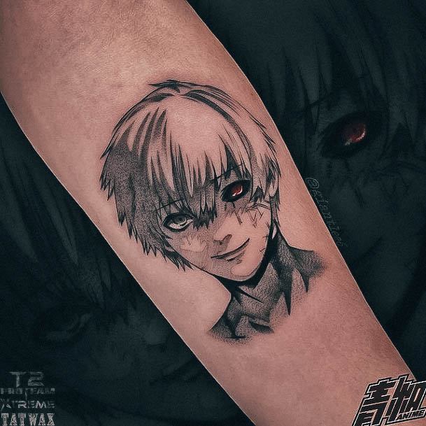 Impressive Ladies Anime Tattoo