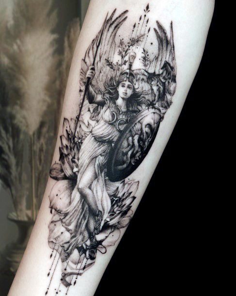 Impressive Ladies Athena Tattoo