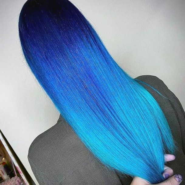 Impressive Ladies Blue Hairstyles