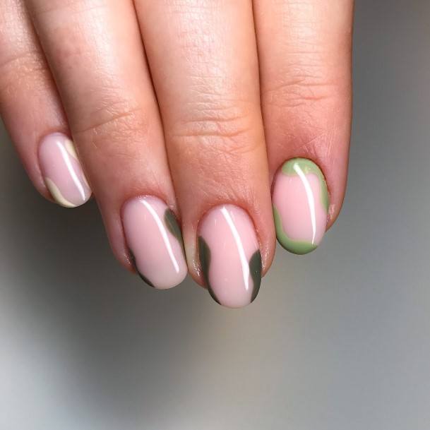 Impressive Ladies Camo Nail