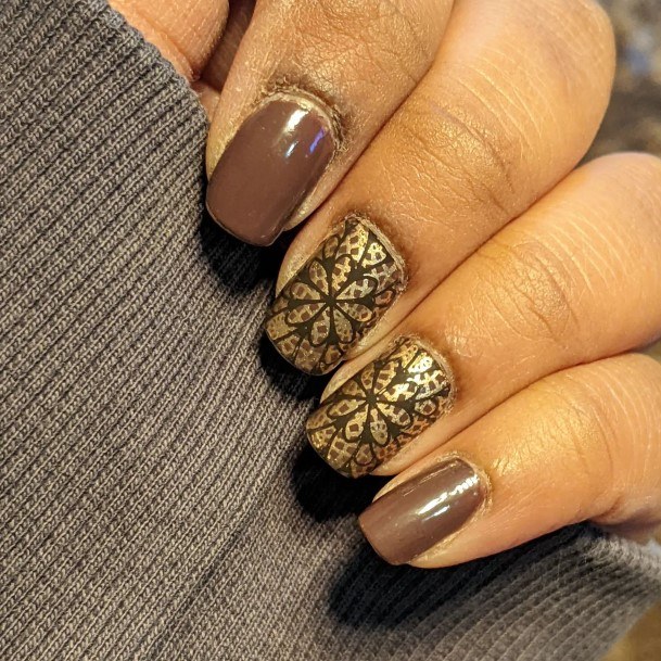 Impressive Ladies Chocolate Nail