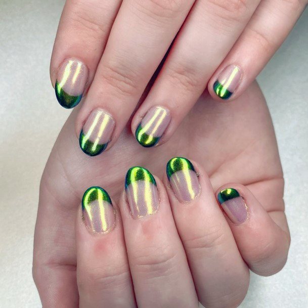 Impressive Ladies Chrome Nail