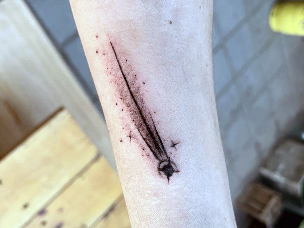 Impressive Ladies Comet Tattoo