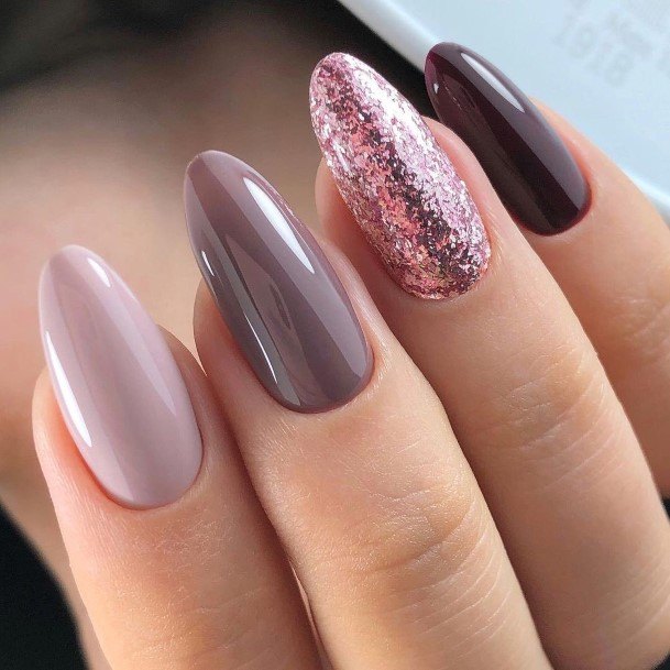 Impressive Ladies Dark Nail