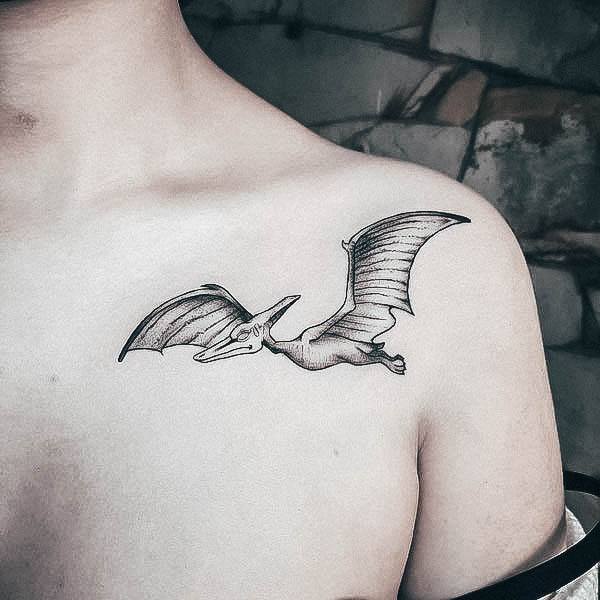 Impressive Ladies Dinosaur Tattoo