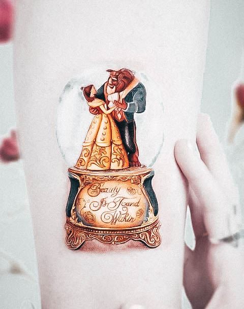 Impressive Ladies Disney Princess Tattoo