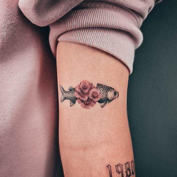 Impressive Ladies Fish Tattoo