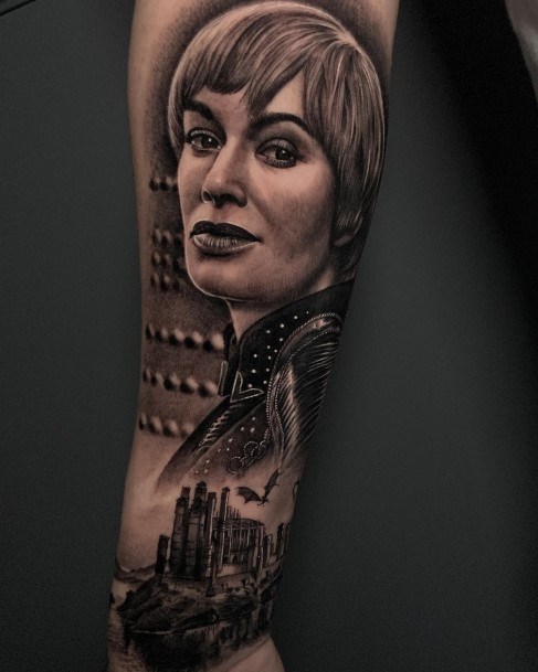 Impressive Ladies Game Of Thrones Tattoo