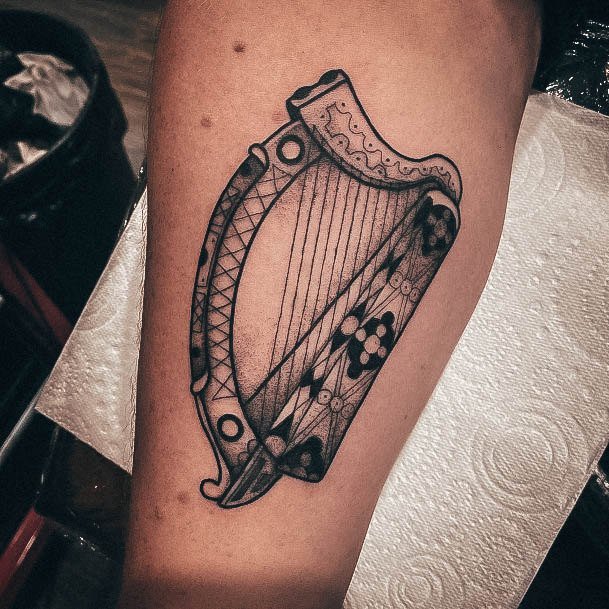 Impressive Ladies Irish Tattoo