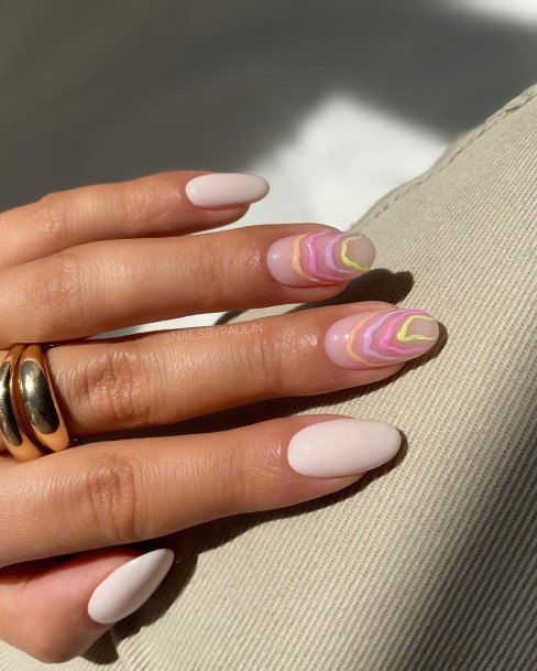 Impressive Ladies Ivory Nail