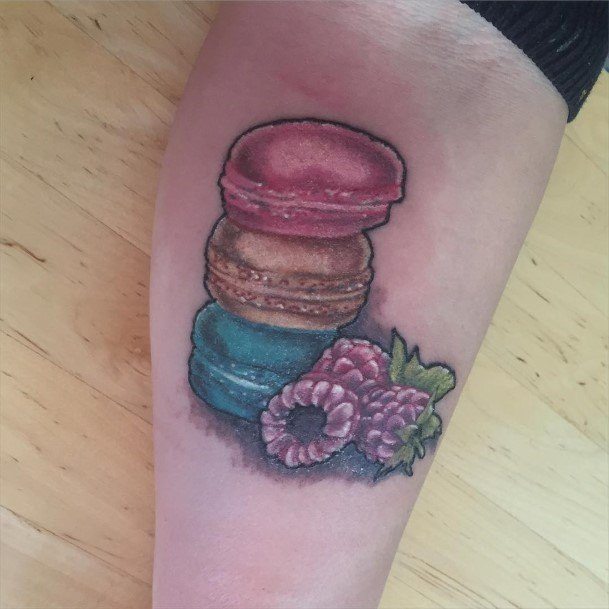 Impressive Ladies Macaron Tattoo