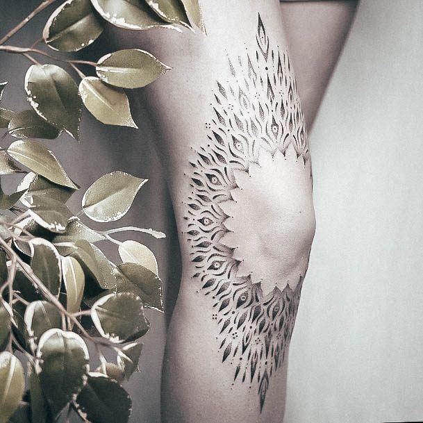 Impressive Ladies Mandala Tattoo