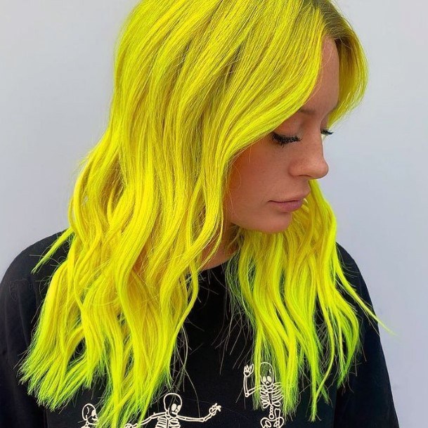 Top 100 Best Neon Hairstyles For Women - Fluorescent Hair Ideas