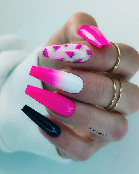 Impressive Ladies Ombre Summer Nail