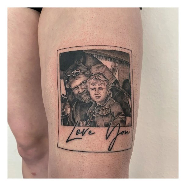 Impressive Ladies Polaroid Tattoo