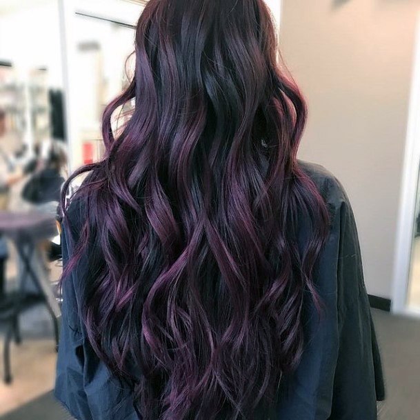 Impressive Ladies Purple Hairstyles