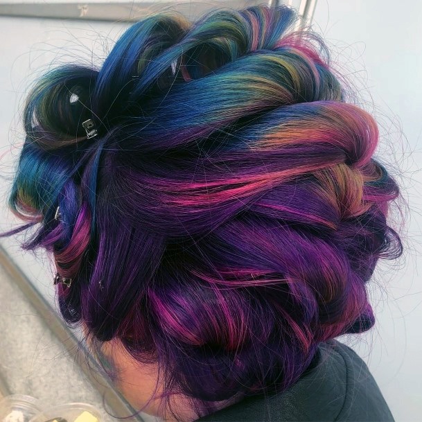 Impressive Ladies Rainbow Hairstyles