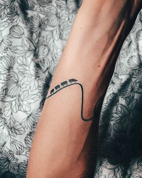 Impressive Ladies Rollercoaster Tattoo