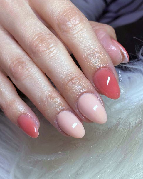 Impressive Ladies Salmon Nail