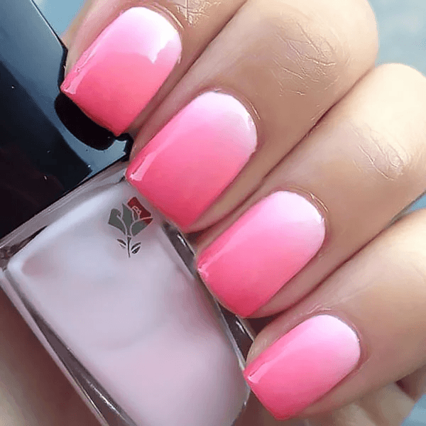 Impressive Ladies Square Ombre Nail