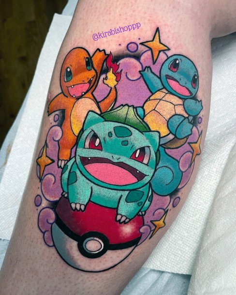 Impressive Ladies Squirtle Tattoo